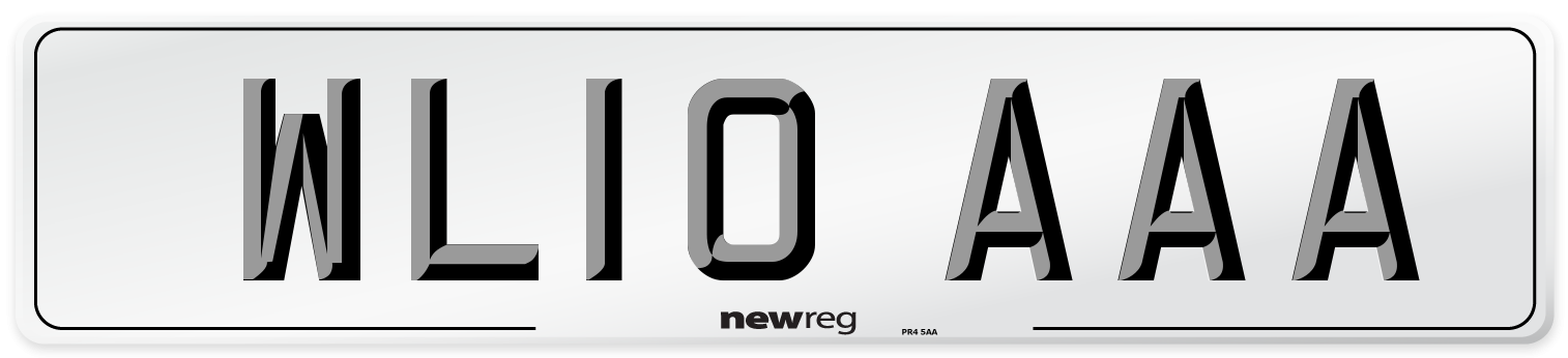 WL10 AAA Number Plate from New Reg